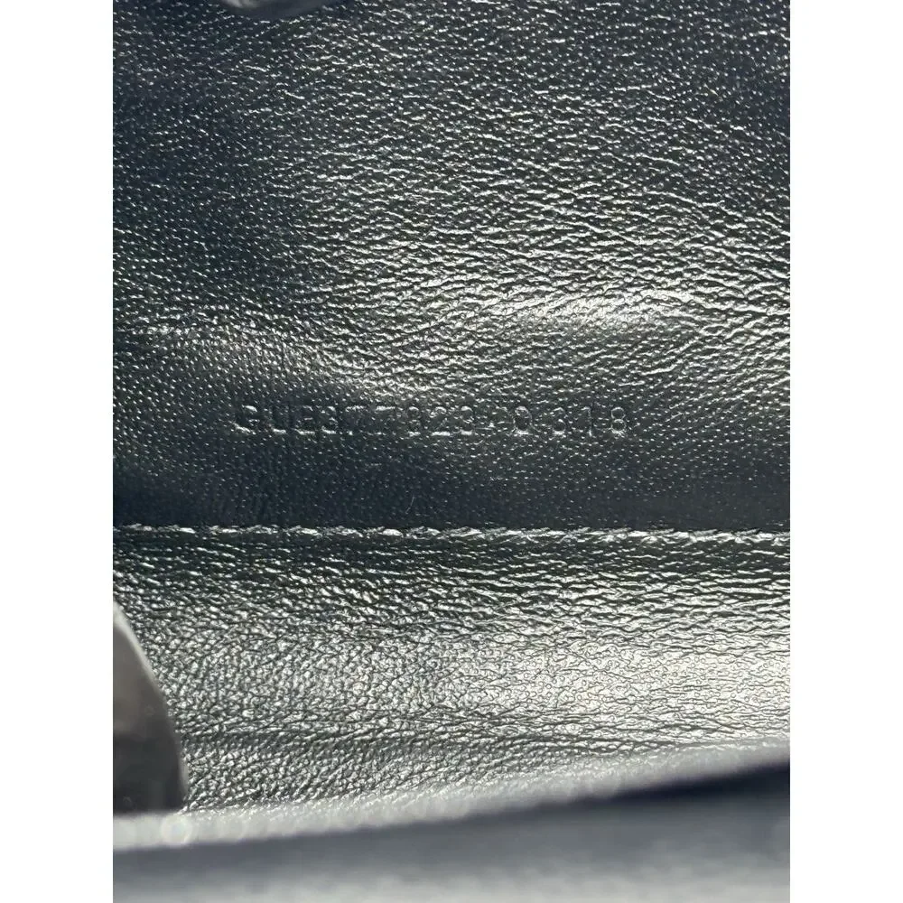 YSL Black Cassandre WOC NOIR Matte Black Hardware